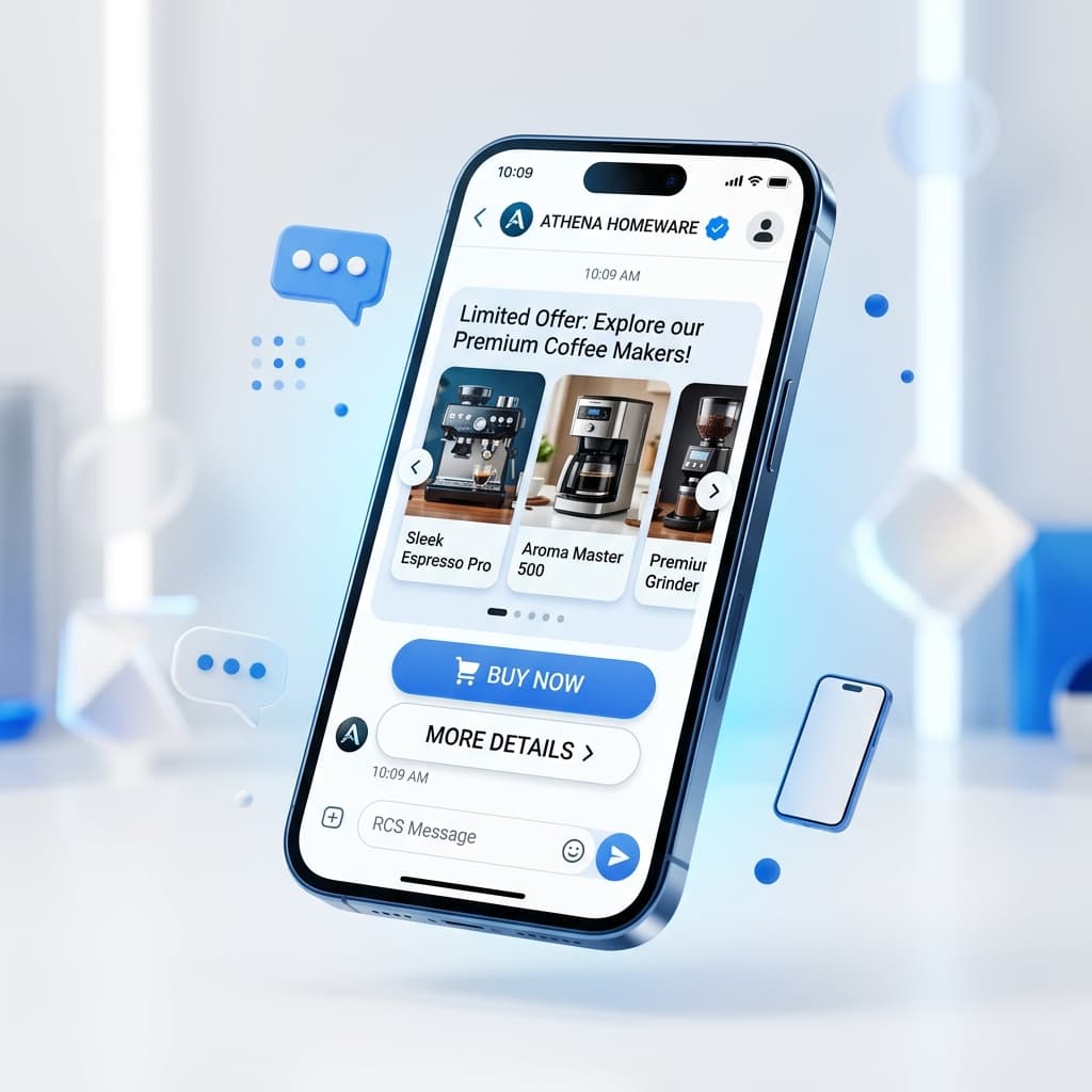 RCS Messaging Mockup