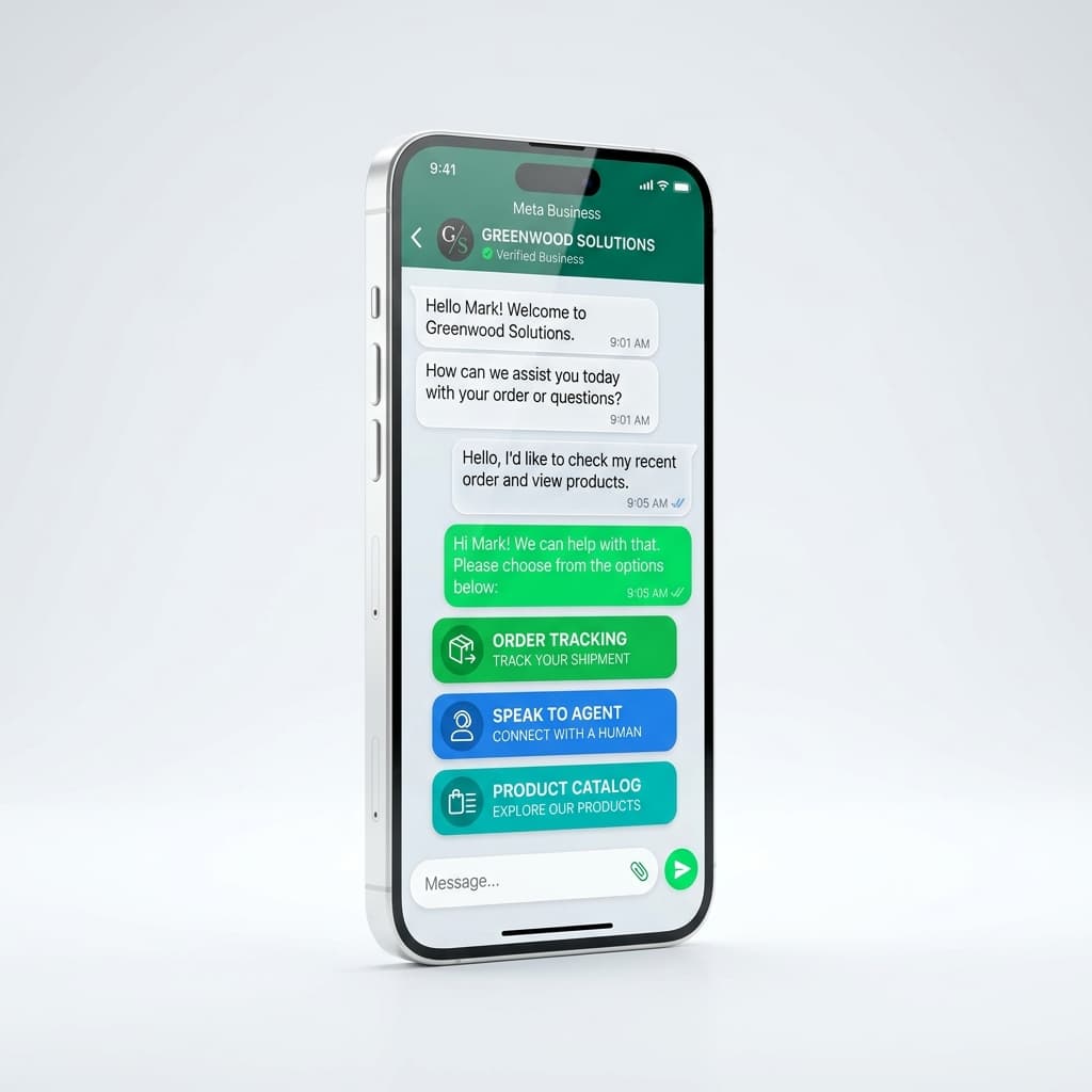 WhatsApp API Mockup